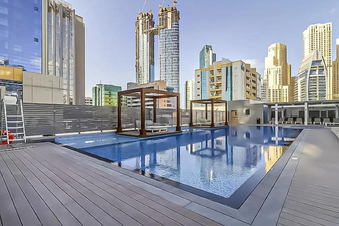 Marina - Sauna, Gym And Jacuzzi In The Building Appartement Dubai Buitenkant foto